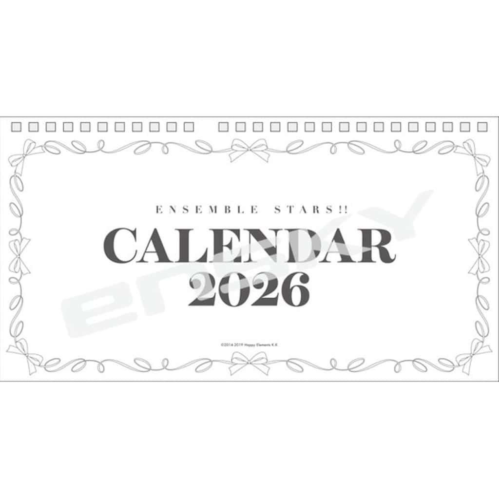Ensemble Stars!! 2026 Desktop Calendar