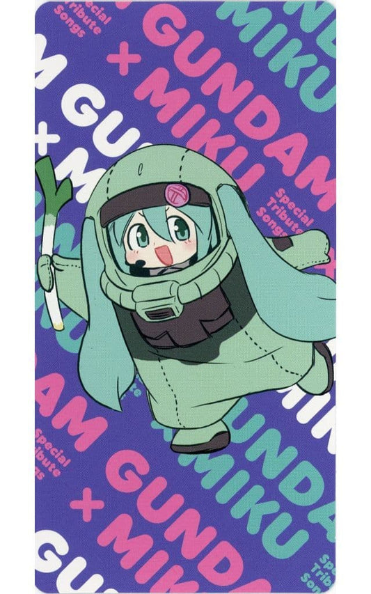 Hatsune Miku 2026 Calendar Card — GUNDAM×MIKU Special Tribute Songs First-Press Bonus (55×106mm, Jan–Dec 2026) (Used)