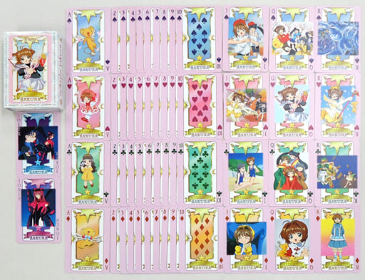 Cardcaptor Sakura Playing Cards Deck (52 + 2 Jokers) - Movic - Approx. 60 x 90 mm - Pre-owned