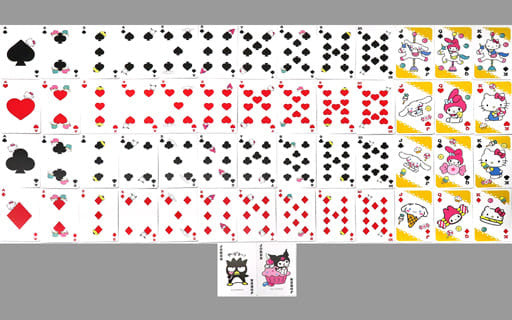 Sanrio Characters Playing Cards