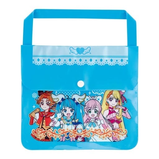 Hirogaru Sky! Pretty Cure Inflatable Air Selection Bag - Bandai Capsule Toy - Length Approx. 30 cm - Pre-owned