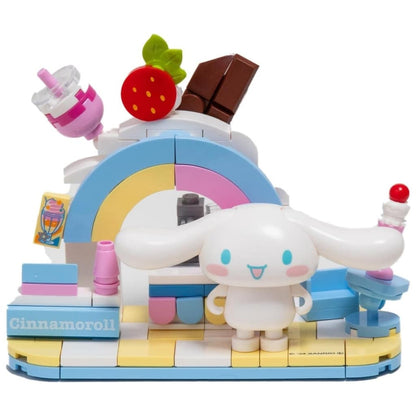 Sanrio Cafe Block Cinnamoroll Milk Stand Toy