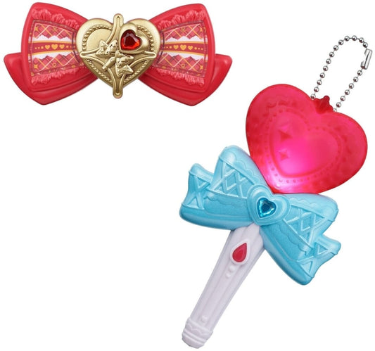Precure Idol Heart Ribbon & Sparkle Light Set - Daisuki Precure! Kimi to Idol Precure - Bandai (Pre-owned)