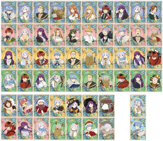 Frieren Anime Shimmering Sheer Playing Cards, 54-Card Collection by Ensky, Used