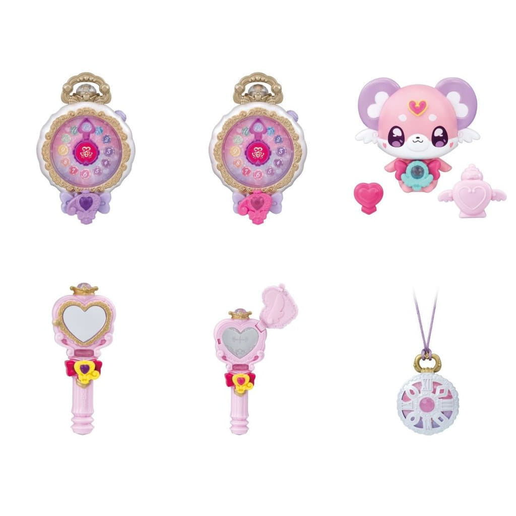 Detective Pretty Cure! Special Set - "Narikiri Precure 1" Complete 6-Piece Toy Set (Bandai)