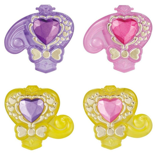 Detective Pretty Cure! Makoto Jewel Collection 1 - Full 4-Piece Set (Bandai, Pre-owned)