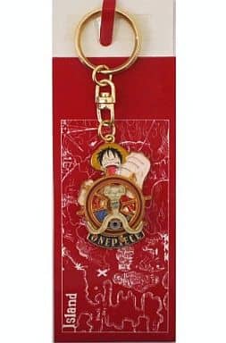 One Piece Gold-Plated Zinc Alloy & Bronze Keychain - Shueisha Brand