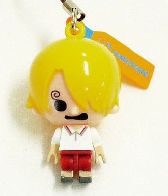 Sanji Keychain Mascot - One Piece & Toriko Block Collection (Suntory Natchan Campaign) - Pre-owned