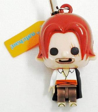 Shanks Keychain - One Piece & Toriko Block Collection (Suntory Nacchan Campaign, Pre-owned)
