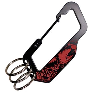 Kyoko Sakura Carabiner Keychain - Puella Magi Madoka Magica - Cospa Aluminum Height Approx. 90 mm (Pre-owned)