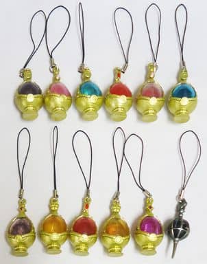 Puella Magi Madoka Magica Soul Gem Strap Complete 12-Piece Set - Bandai Capsule Toy (Pre-owned)