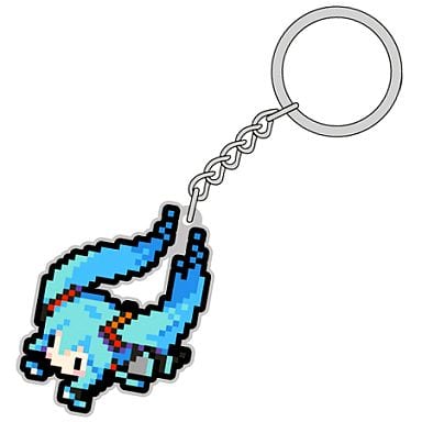 Hatsune Miku Swimming Keychain (Petit Devil ver.) - Character Vocal Series 01 - COSPA - Approx. 5 x 3.6 cm (Pre-owned)
