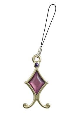 Homura Akemi Soul Gem Strap 3 - Puella Magi Madoka Magica Capsule Toy Strap (Pre-owned, Bandai)