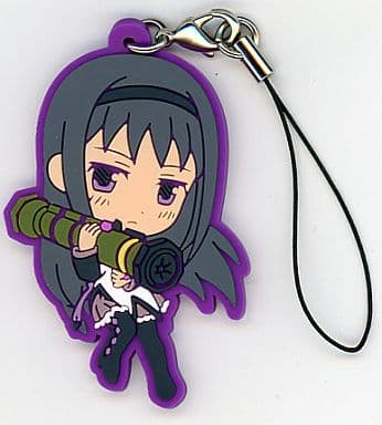 Homura Akemi Rubber Strap - Ichiban Kuji Puella Magi Madoka Magica Prize I - Banpresto - Length Approx. 6 cm (Strap)