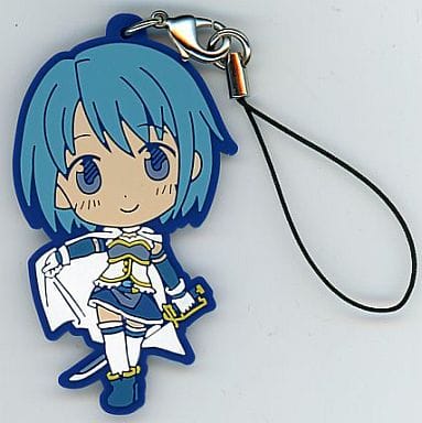 Sayaka Miki Rubber Strap - Ichiban Kuji Puella Magi Madoka Magica Prize I - Banpresto - Length Approx. 6 cm (Pre-owned)