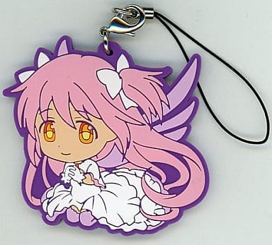 Ultimate Madoka Rubber Strap - Ichiban Kuji Puella Magi Madoka Magica Prize I Banpresto - Length Approx. 6 cm (Pre-owned)