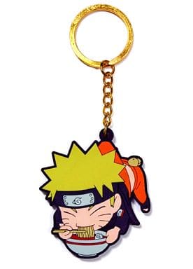 Naruto Uzumaki Tsumamare Rubber Keychain from Naruto Shippuden by COSPA, Approx. 5.2 cm
