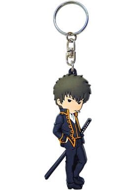 Toshiro Hijikata Rubber Keychain from Gintama by Broccoli, Approx. 8 cm, Pre-Owned