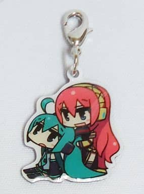 Hatsune Miku & Megurine Luka Metal Charm Collection A Keychain Charm - Movic - Approx. 3 cm (Pre-owned)