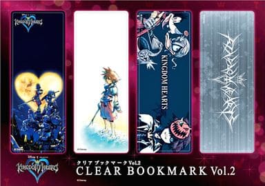 Kingdom Hearts Vol. 2 Clear Bookmark - 4-Piece A5 Sheet, Square Enix