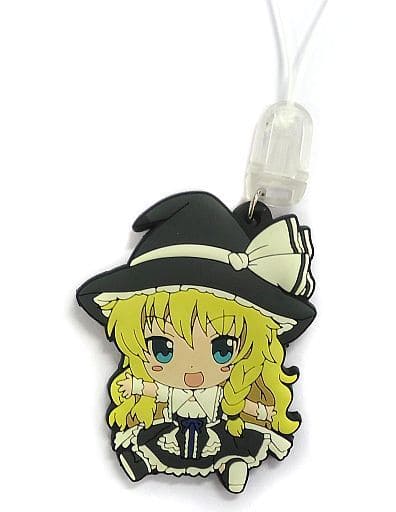 Marisa Kirisame (Kourindou ver.) Trading Rubber Strap Vol.3 — Touhou Project — Algernon Product — Approx. 6 cm x 6 cm (Pre-owned)