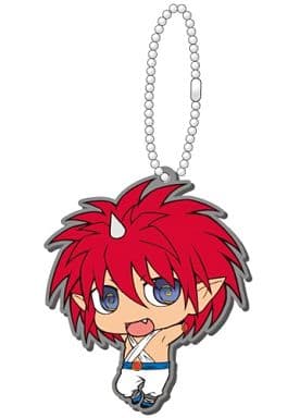 Jin Rubber Mascot Keychain Vol. 2 Dark Tournament Arc from Yu Yu Hakusho by Union Creative International, Height Approx. 50 mm