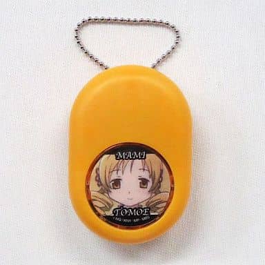 Mami Tomoe Sound Egg Keychain - Puella Magi Madoka Magica Capsule Toy (Takara Tomy Arts, Pre-owned, Approx. 4.5 x 3.5 cm)