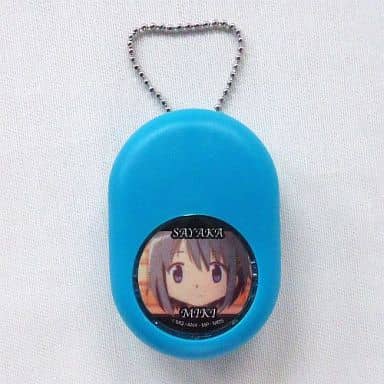 Sayaka Miki Sound Egg Keychain - Puella Magi Madoka Magica Capsule Toy (Approx. 4.5 x 3.5 cm, Pre-owned)