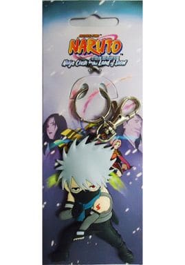 Kakashi Hatake Chibi Fighting Rubber Keychain from Naruto the Movie: Ninja Clash in the Land of Snow, Length Approx. 8.5 cm Parallel Import Edition
