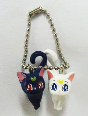 Luna & Artemis Keychain Swing - Sailor Moon Gashapon Capsule Toy (Bandai) - Pre-owned, No. 6