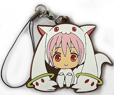 Madoka Kaname Rubber Strap - Puella Magi Madoka Magica Movie Rubber Strap Collection (Approx. 45 x 55 mm) Pre-owned Movic