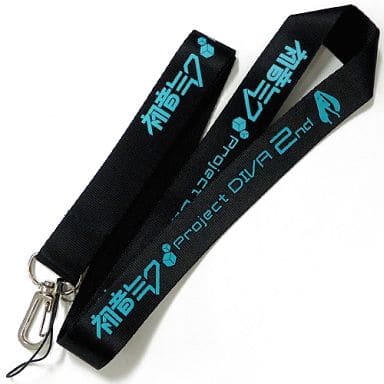 Hatsune Miku Neck Strap - PSP "Hatsune Miku -Project DIVA- 2nd" Promotional Demo Event Giveaway (Length Approx. 50 cm, Pre-owned)