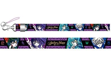 Outer Guardians Pattern Neck Strap No. 02 - Sailor Moon Bandai Pre-owned 19 x 455 mm