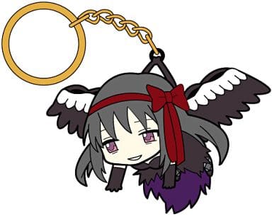 Devil Homura Pinched Keychain - Puella Magi Madoka Magica the Movie: Rebellion (Cospa, Approx. 7.9 cm) Pre-owned
