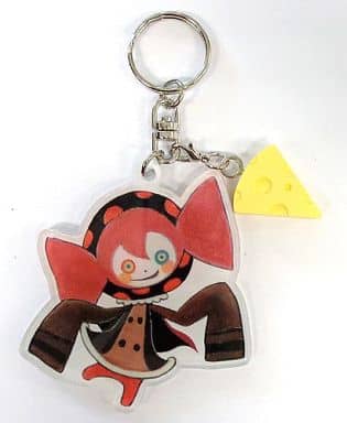 Bebe (Sweet Witch) & Cheese Original Strap Keychain - Puella Magi Madoka Magica the Movie: Rebellion × Lawson Campaign Receipt Prize C (Pre-owned)