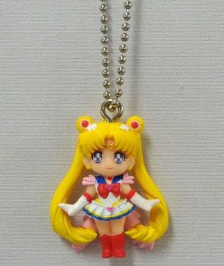 Super Sailor Moon Swing 3 Capsule Keychain - Sailor Moon - Bandai - Height Approx. 40 mm (Pre-owned)