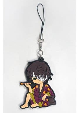 Shinsuke Takasugi Sitting Rubber Strap from Gintama by Movic, Approx. 6.5 cm
