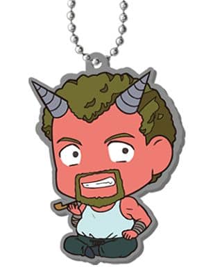 Enki Rubber Mascot Keychain Vol. 7 from Yu Yu Hakusho, Approx. 50 mm, Union Creative International, Pre-Owned