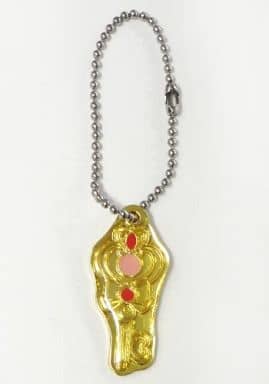 Sailor Moon Makeup Plate 2 Capsule Toy Keychain - No.5 Jikuu no Kagi (Approx. 2.5 cm) Bandai (Pre-owned)