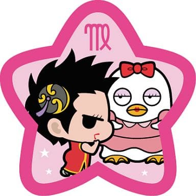 Isao Kondo & Elizabeth Virgo Rubber Mascot Keychain from Gintama Gin-san's 12 Zodiac Fortune Series by Megahouse, Length Approx. 60 mm