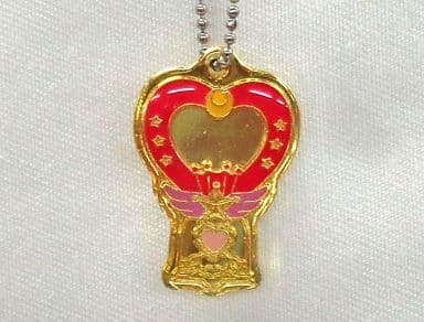 Crystal Carillon Plate Keychain - Sailor Moon Makeup Plate 3 Capsule Toy (Approx. 3 cm) Bandai - Pre-owned, No. 4