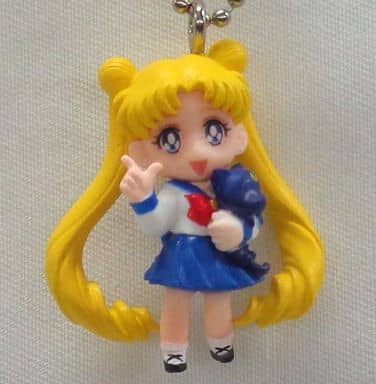 Usagi Tsukino / Sailor Moon Keychain - Sailor Moon Swing 4 by Bandai - Approx. 4 cm - Pre-owned