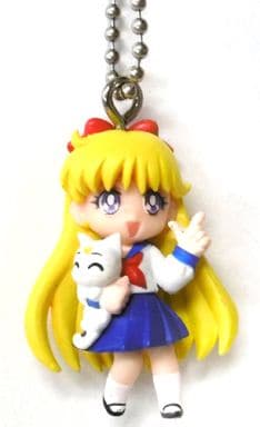 Minako Aino / Sailor Venus Bandai Keychain - Sailor Moon Swing 4 Mascot Approx. 4 cm (Pre-owned)