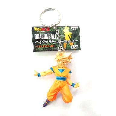 Super Saiyan Son Goku High-Quality Keyholder - Androids vs Cell Arc - Dragon Ball Z - Banpresto (Height Approx. 90 mm) - Pre-owned
