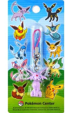 Espeon Figure Strap - Pokémon Center Exclusive Figure Strap (Approx. 3 cm Mascot) - Pokémon Brand - Pre-owned