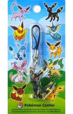 Umbreon Figure Strap Pokémon Center Exclusive Keychain - Pokémon Brand - Mascot 3 cm (Pre-owned)