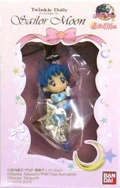 Sailor Mercury & Transformation Stick Twinkle Dolly Charm Keychain - Sailor Moon Series (Bandai, Pre-owned, Approx. 45–50 mm), No. 2