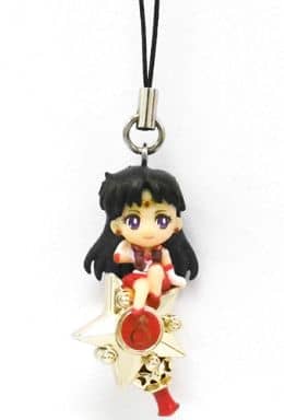 Rei Hino / Sailor Mars Twinkle Dolly Keychain - Transformation Stick Charm by Bandai (Approx. 45–50 mm, Pre-owned), No. 3 - Sailor Moon