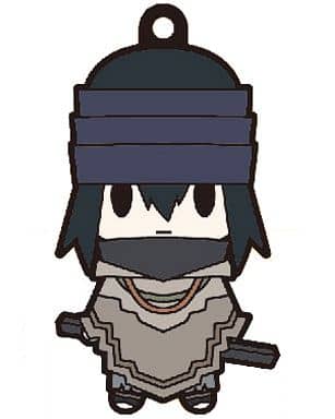 Sasuke Uchiha D4 The Last: Naruto the Movie Rubber Keychain Collection PVC Ring Keychain, Height Approx. 6 cm, Pre-owned