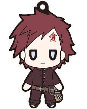 Gaara Rubber Keychain Collection Item from The Last: Naruto the Movie, Height Approx. 6 cm